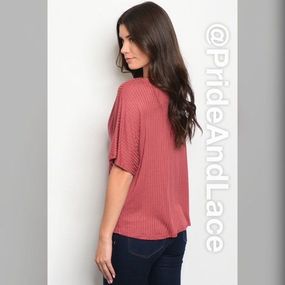 LAST 2️⃣ 🍂 Mauve Knot Top 🍂 [PRICE FIRM] - Picture 2 of 2